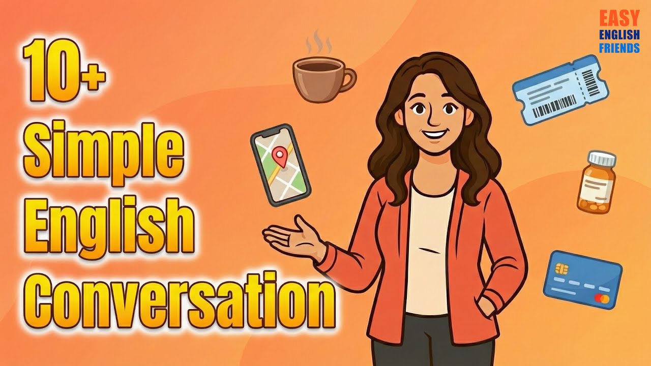 10+ Simple English Conversation for Beginners | Real English Dialogues