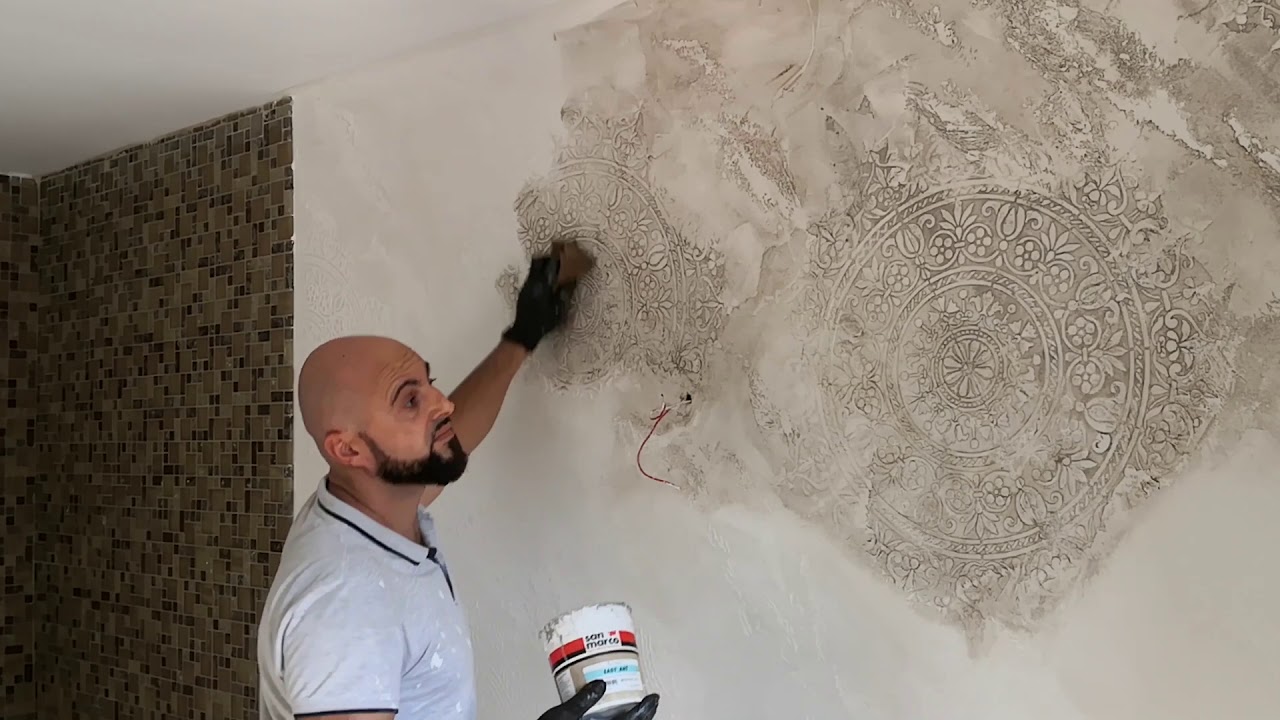 #how_to_make #beautiful_wall #decoration. #cursuri de #aplicare #vopsea #decorativa de #interior