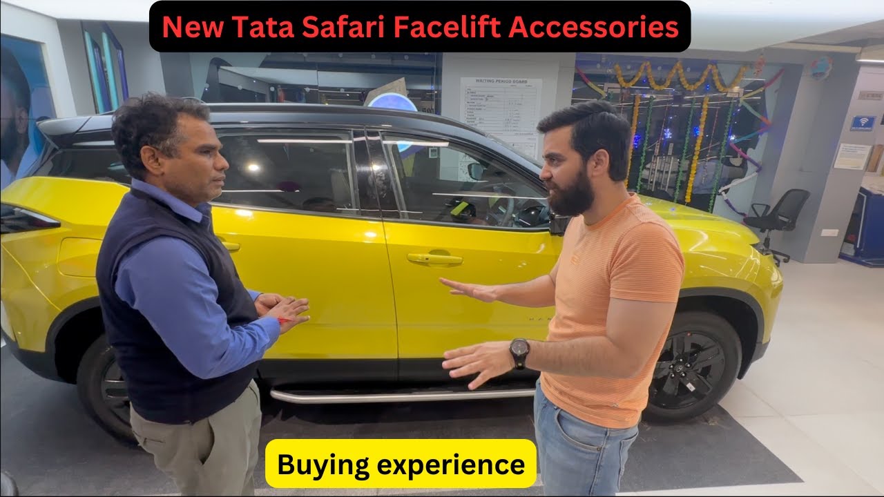Do I really need these accessories from Tata Motors for my New Tata Safari Facelift top model?