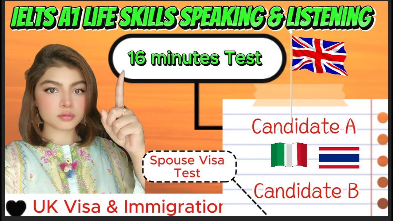 IELTS A1 Life Skills Speaking & Listening Test |Important Questions with Answers | 2025 Latest