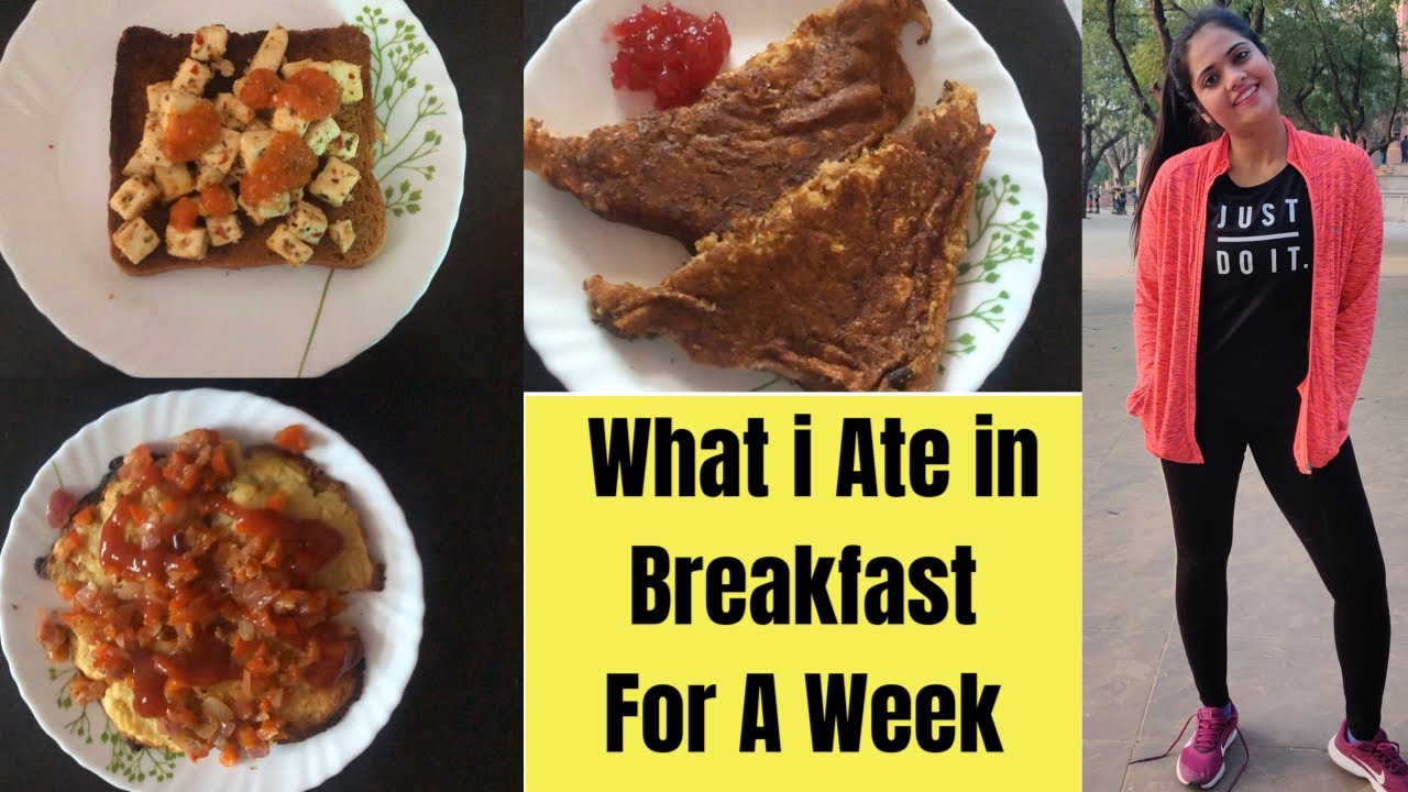 What i Ate in Breakfast for a Week | 5 Tasty & Healthy Recipes for Weight Loss| Somya Luhadia