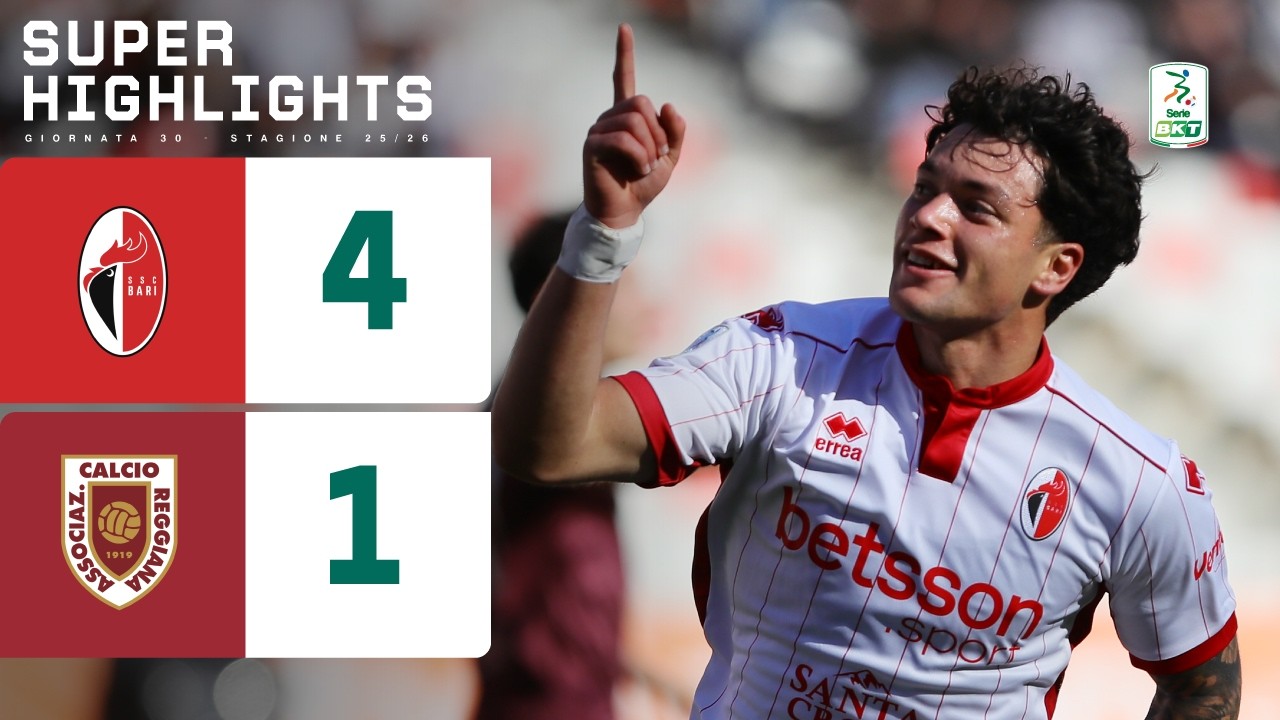Bari-Reggiana 4-1 | SUPER HIGHLIGHTS