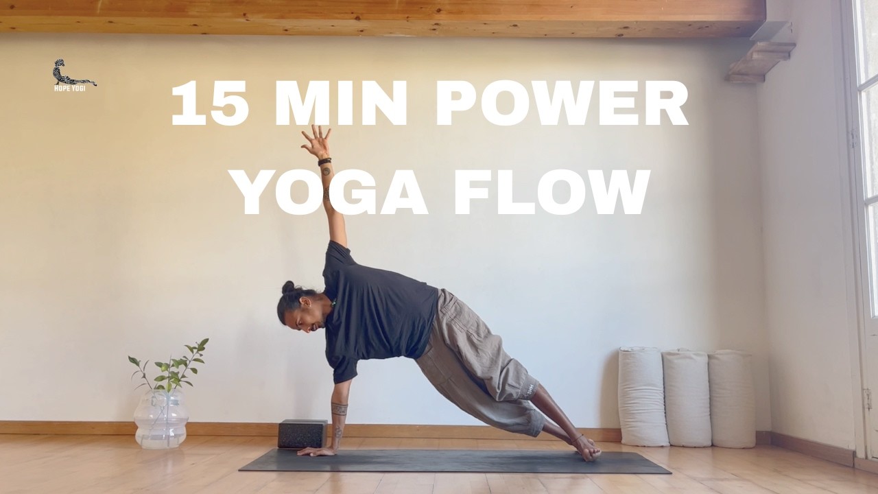15-Min Power Yoga Flow | Strengthen Arms, Legs & Core