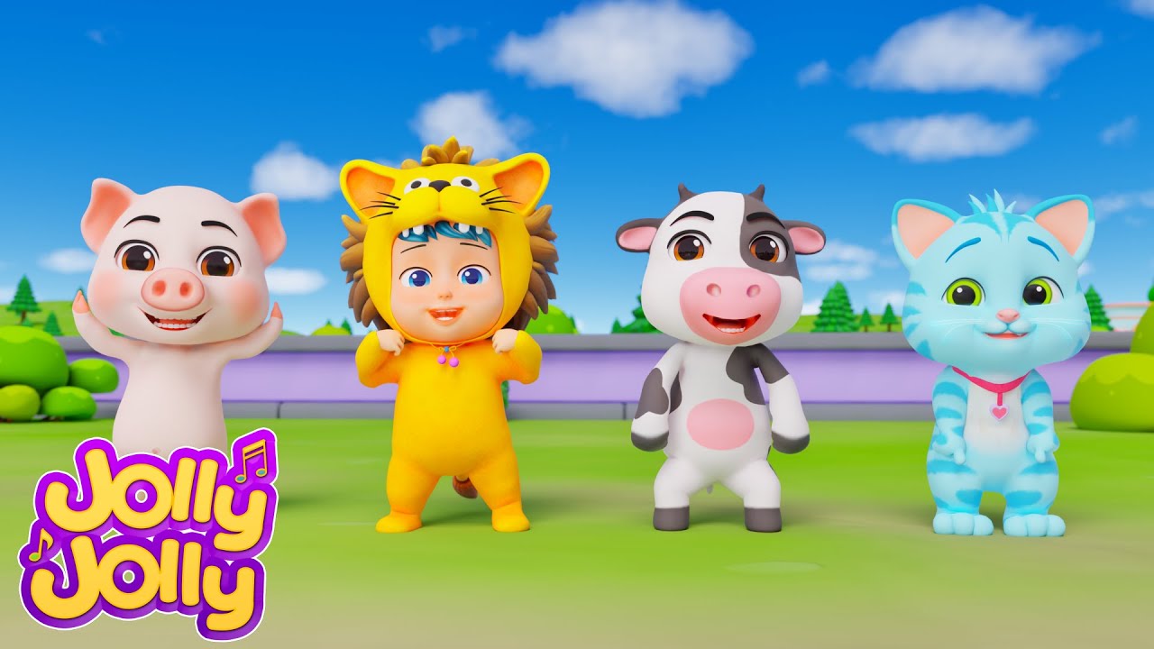 Left or Right? Looby Loo, Five Little Monkeys + More | Jolly Jolly - Nursery Rhymes