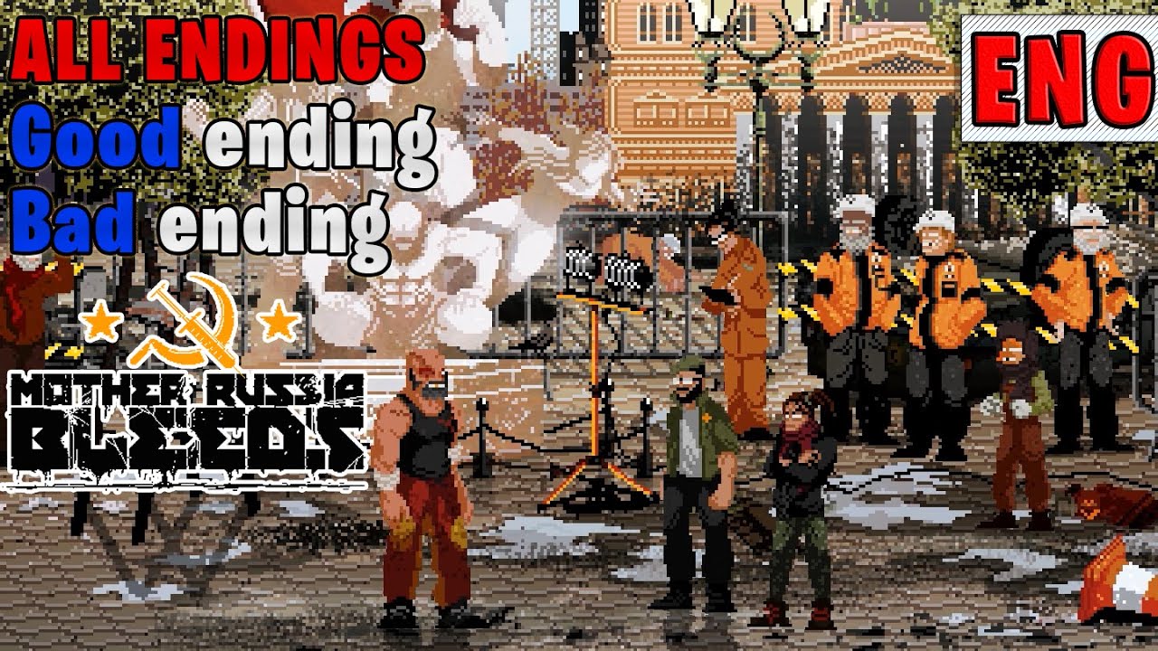 Mother Russia Bleeds all endings | good ending, bad ending, secret ending