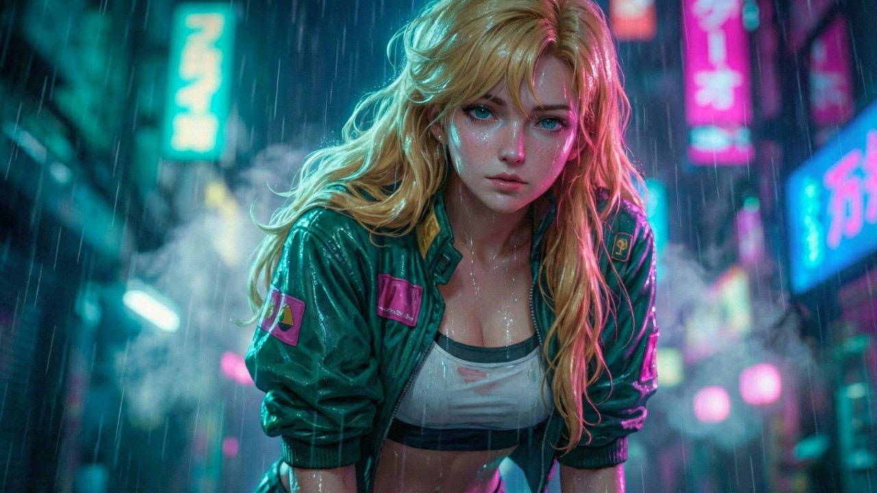 Deep Focus Synthwave – Lost in Night City (1 Hour Cyberpunk Study Music)