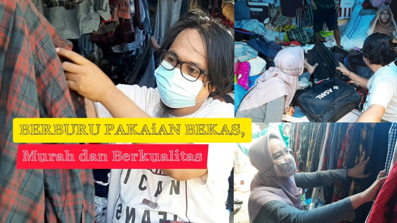 BERBURU PAKAIAN BEKAS BERKUALITAS DI PASAR RB WAMEO BAUBAU