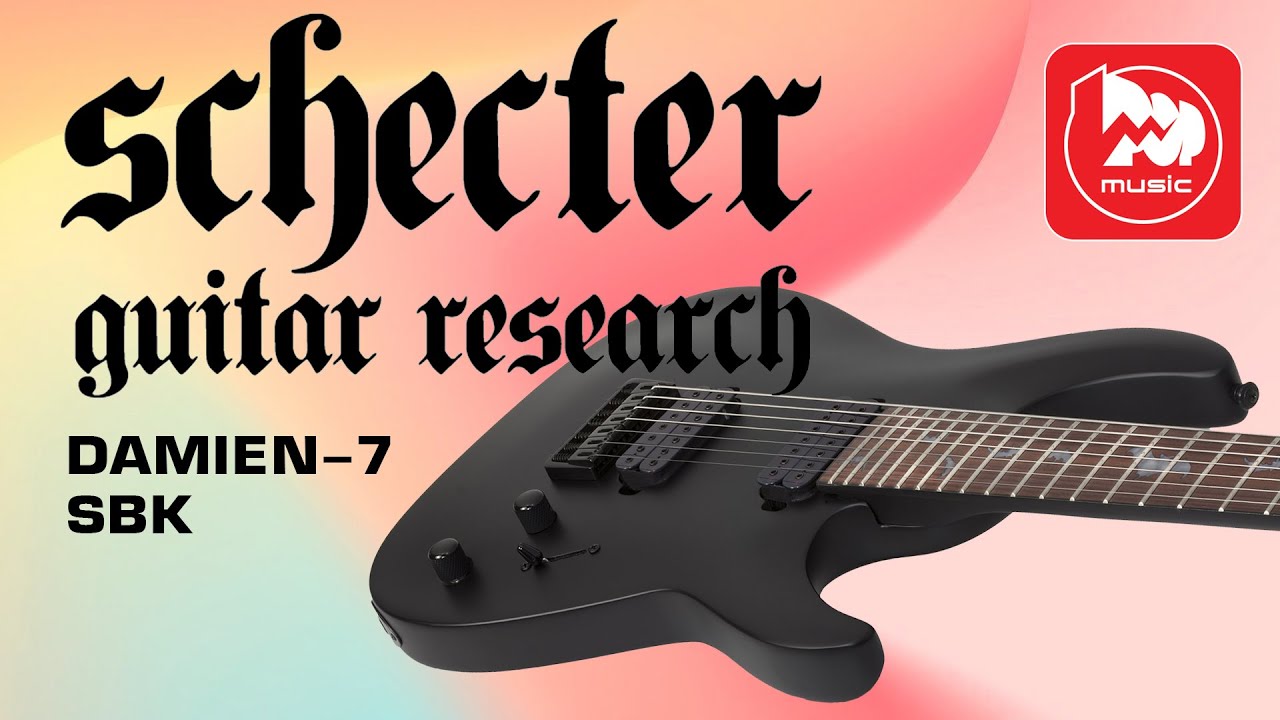 Электрогитара 7 струн SCHECTER DAMIEN-7 - теперь и с прямыми ладами :-)
