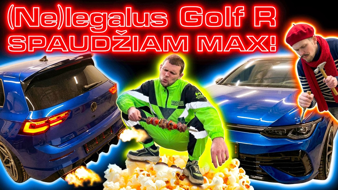 Dar Šiek Tiek Ir (Ne)Legalus Golf R | SPAUDŽIAM MAX!