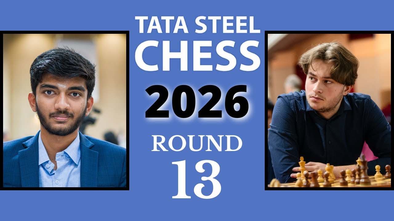 D Gukesh vs Vincent Keymer | Tata Steel Masters 2026 | Round 13