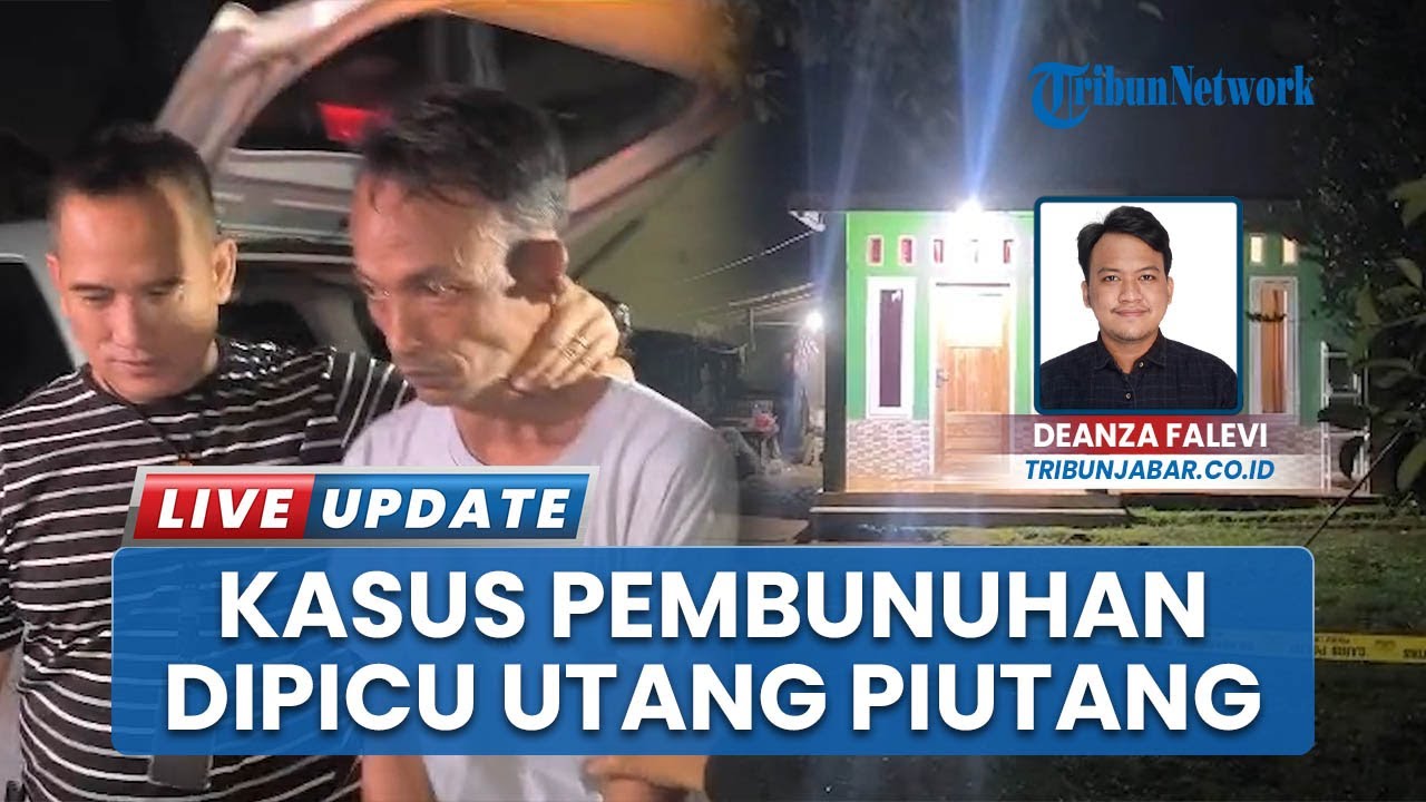 Gara-gara Ditagih Utang Rp 100 Ribu, Pria Tega Bacok Teman Pakai Golok hingga Tewas di Purwakarta