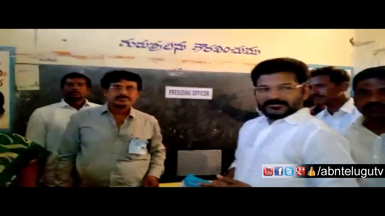 Revanth Reddy Cast his Vote at Nagarkurnool district | Telangana Assembly Election 2018 Polling