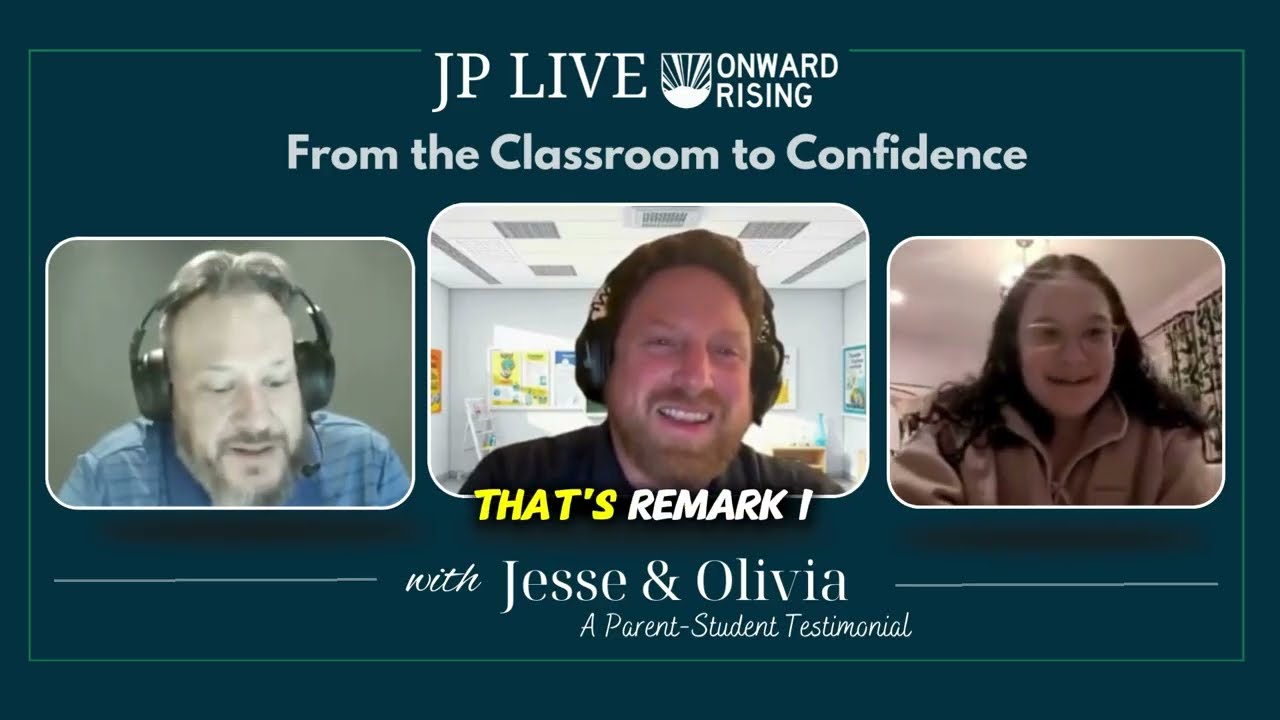 From the Classroom to Confidence | JP Live with Olivia & Jesse Eisner
