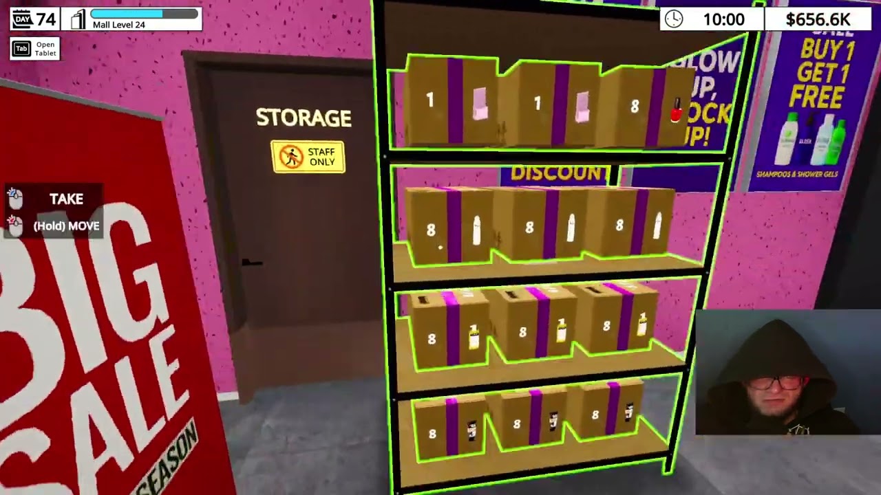 Even faster restocking!!! Fully Maxed first floor! - Mall Simulator - Part 16