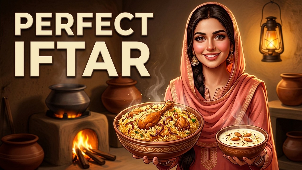 Cozy Iftar Preparation: Homemade Chicken Pulao & Milk Kheer | Village ASMR