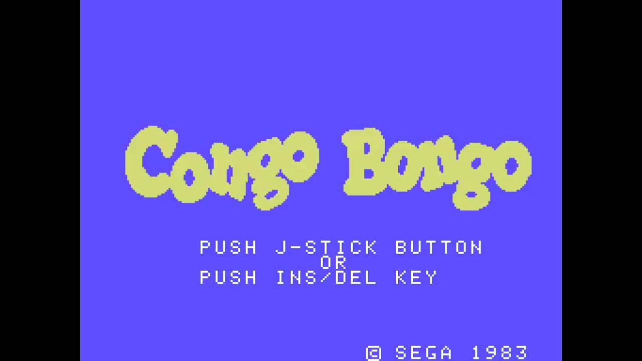 Sega SG-1000 Longplay [02] Congo Bongo