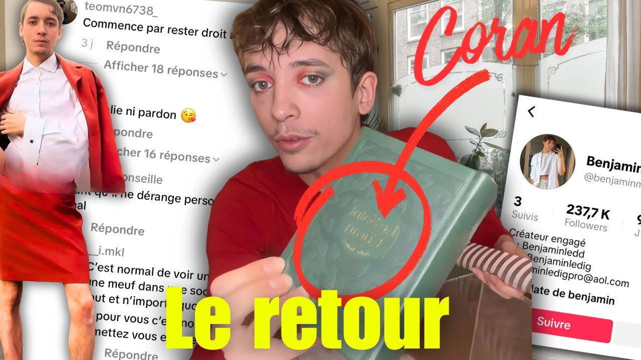 BENJAMIN LEDIG S’EXCUSE AVEC DES ACTES ! ( sincère ? ) 