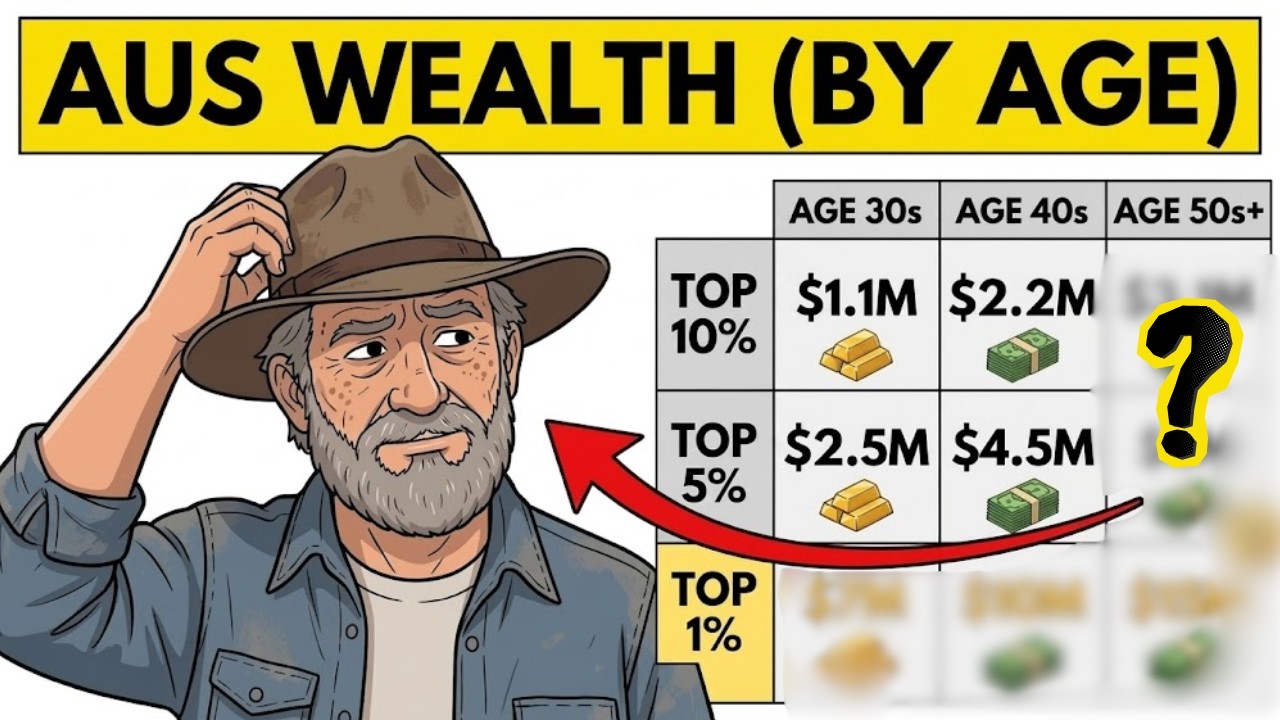 How Much Net Worth to be Rich in Australia? (Top 10%, 5% & 1% by Age)