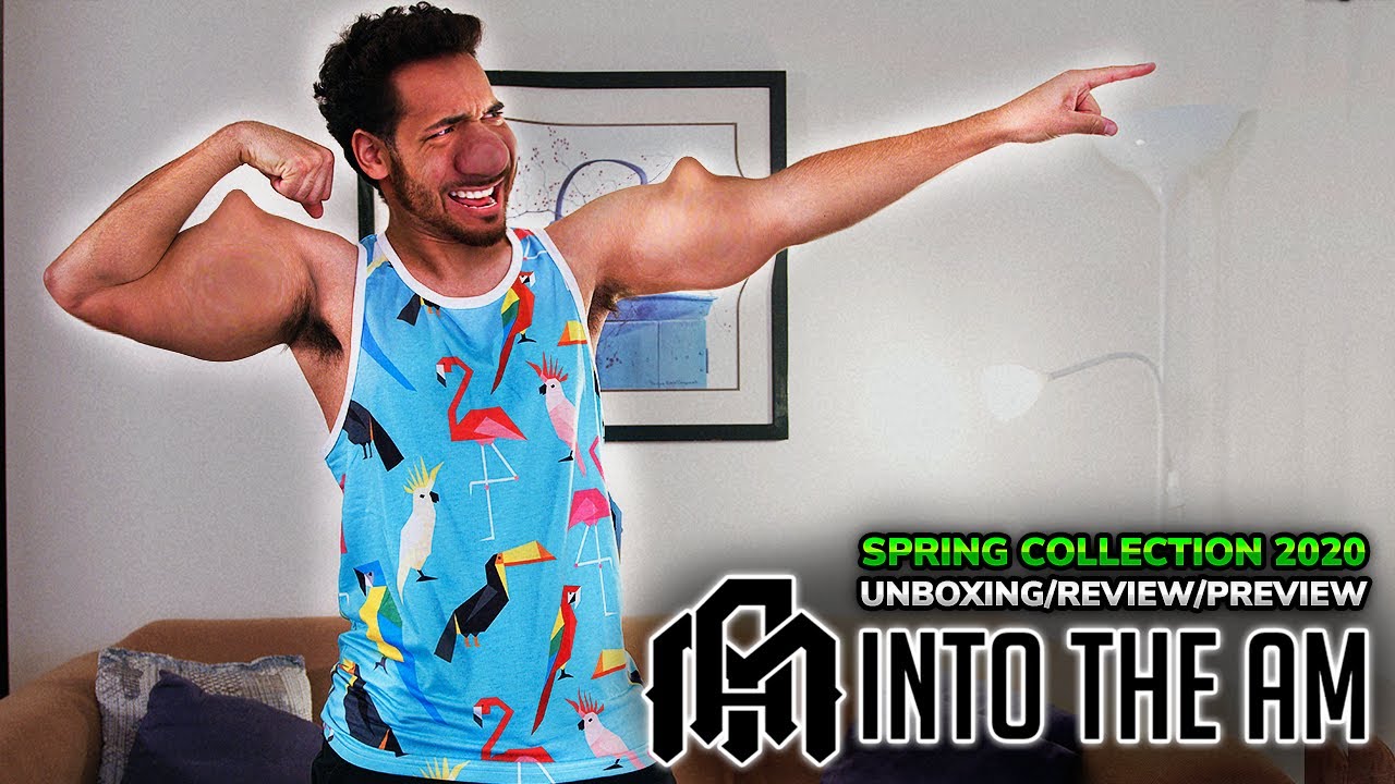 INTO THE AM Unboxing Review Preview - Spring Collection 2020 Tank Tops & Shorts