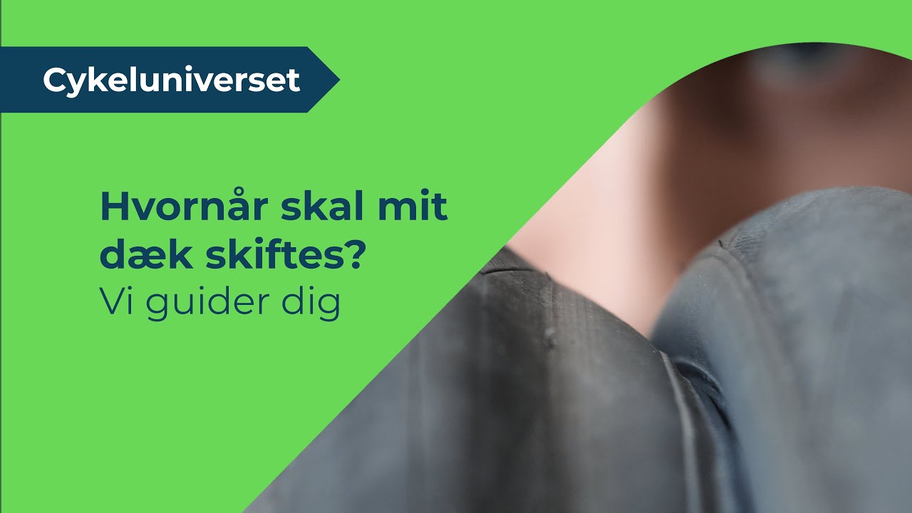 Hvornår skal mit dæk skiftes? Sådan finder du ud af det