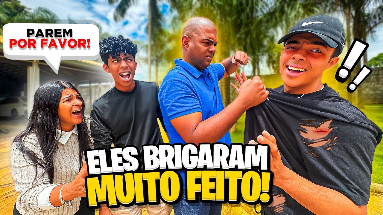 ESTEVÃO FILIPE BRIGOU FEIO COM O PAI DELE! OQUE SERÁ QUE ACONTECEU?