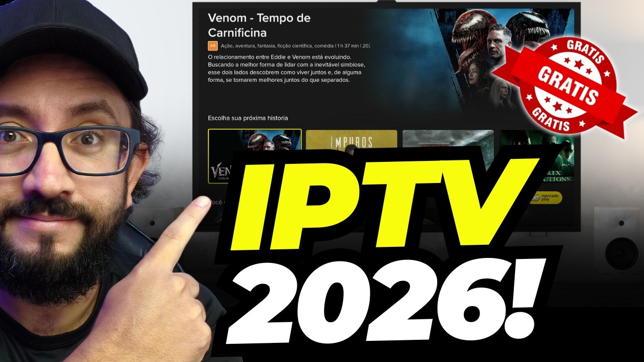 OS 5 MELHORES IPTVS GR&Aacute;TIS DE 2026 PRA USAR NO ANDROID!