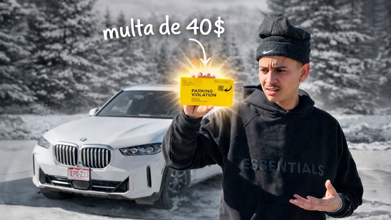 TOMOU UMA MULTA MUITO BESTA NA NEVE
