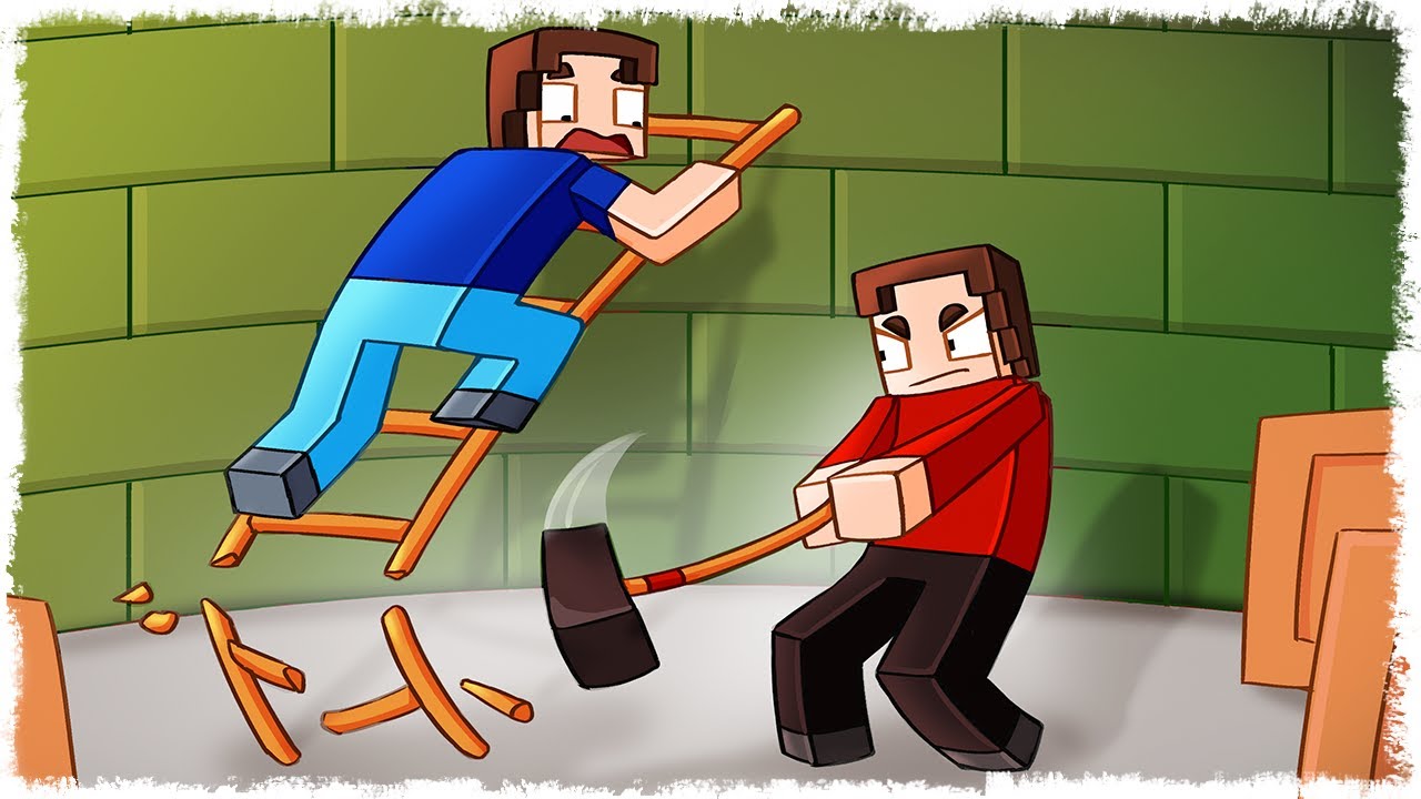 СПАСИТЕЛЬНАЯ ЛЕСТНИЦА!!! УГАРНЫЕ ПРЯТКИ С РАЗРУШЕНИЯМИ!!!