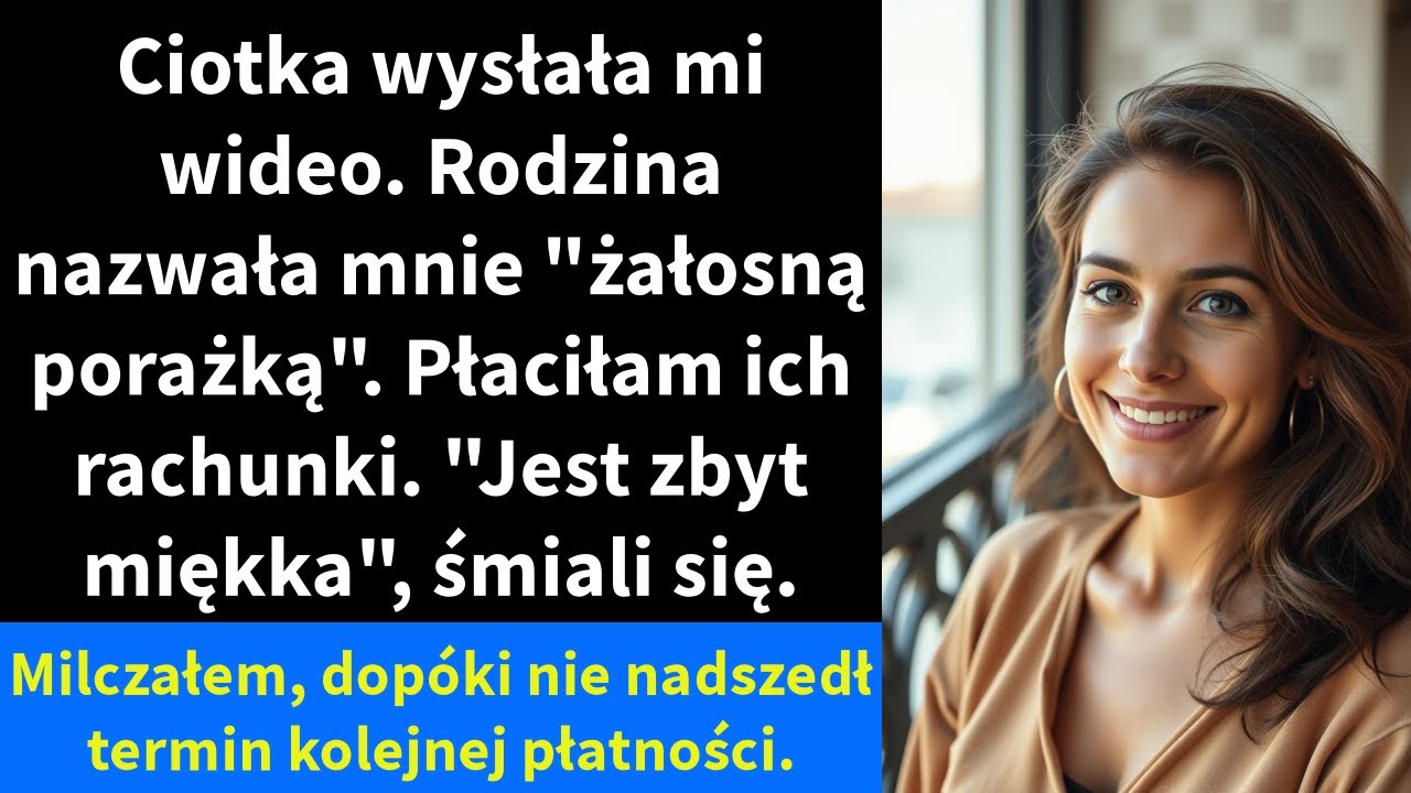 Ciotka wysłała mi wideo. Rodzina nazwała mnie 