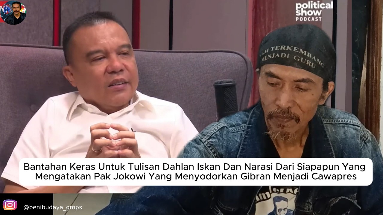 Bantah Keras Untuk Dahlan Iskan Dan Narasi Yang Mengatakan Jokowi Menyodorkan Gibran Jadi Cawapres