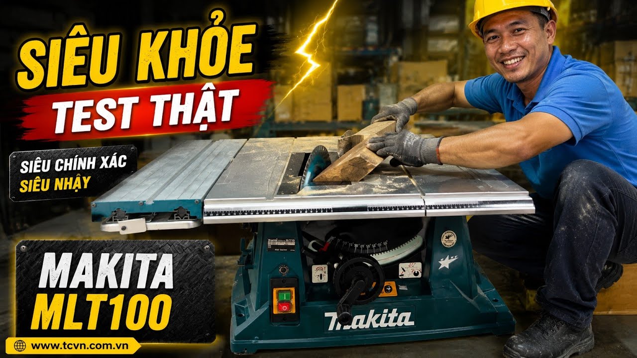 ⚙️ HƯỚNG DẪN LẮP RÁP – SỬ DỤNG & BẢO DƯỠNG MÁY CƯA BÀN MAKITA MLT100