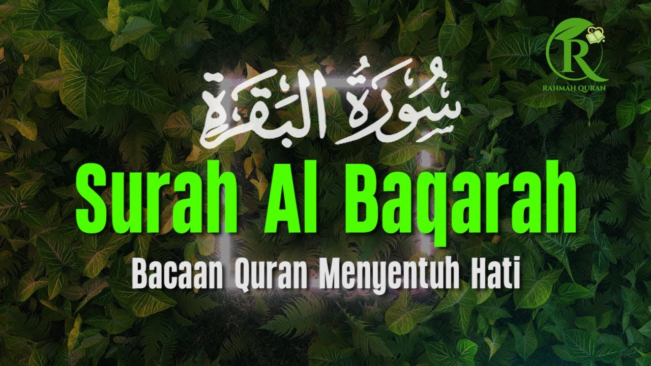 La sourate Al Baqarah سورة البقرة Avec une belle voix rend le cœur calme