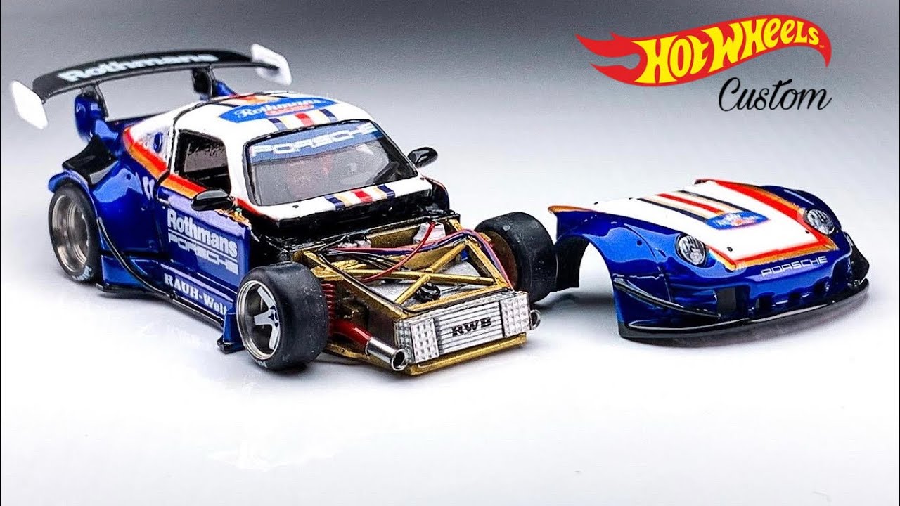 Porsche RWB Rothmans Racing HotWheels Custom