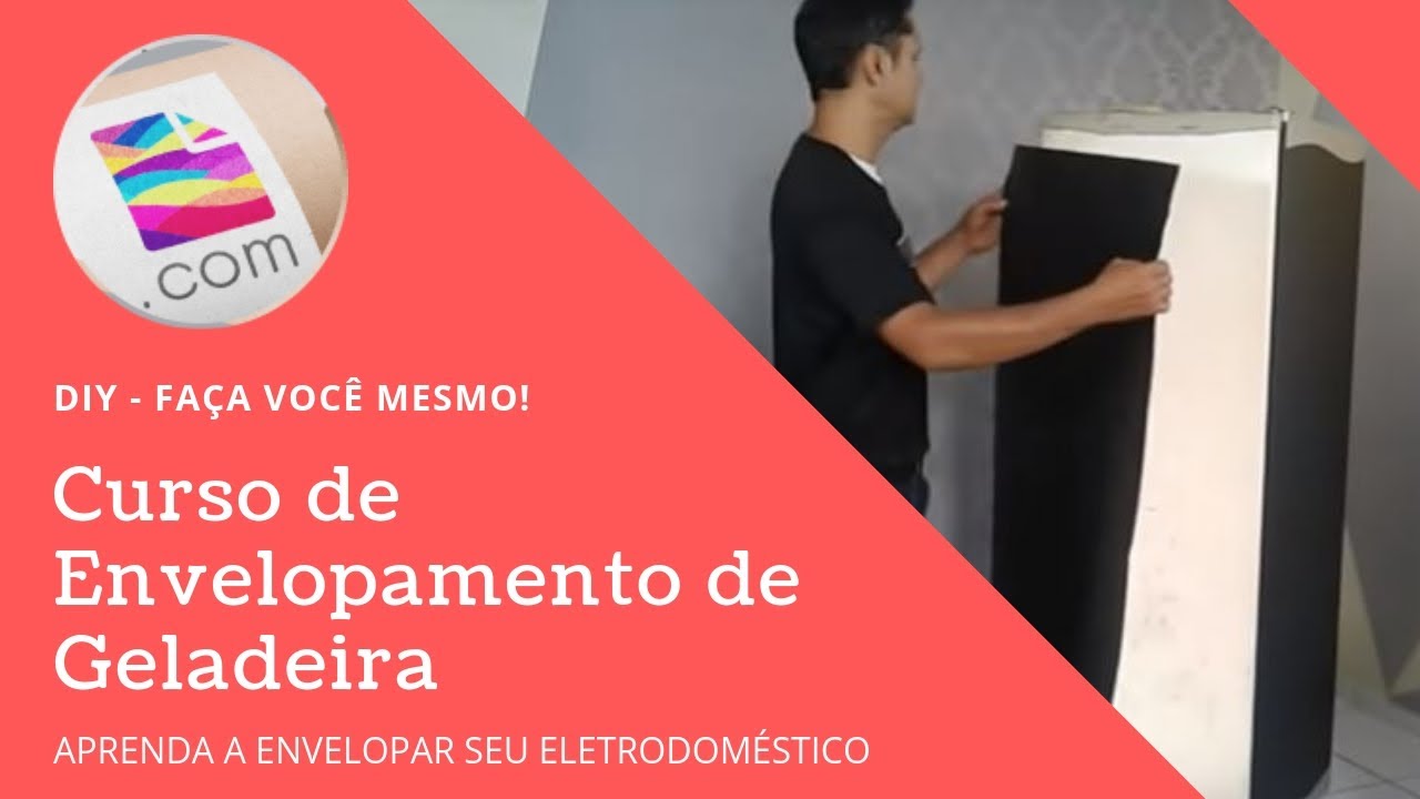 Curso de Envelopamento de Geladeira | Grátis - Completo  | Decore com Adesivo ™