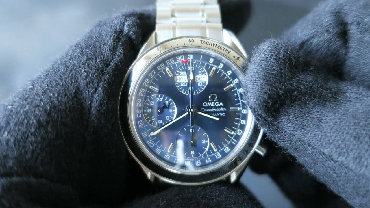 Omega Speedmaster Day Date Month Automatic Chronograph watch ref.3523.80 Function Testing