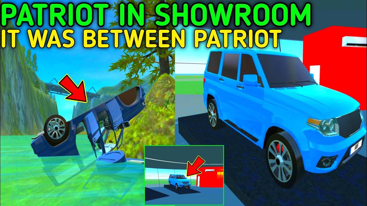 😱PATRIOT IN SHOWROOM IT WAS BETWEEN PATRIOT CAR SIMULATOR CAR2 ANDROID GAME PLAY