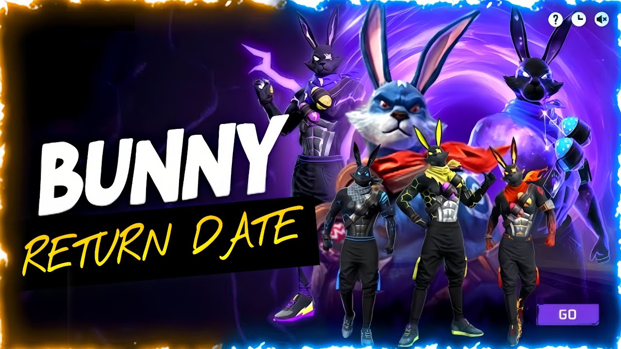 All Bunny Bundles Return Date 100 % Confirm Free Fire| Tonight Update And New UpComing Events 2025✌️
