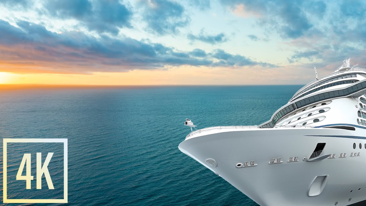 🛳️ Ultimate 4K Cruise Ship Ocean Ambience - Relaxing Sounds of the Sea