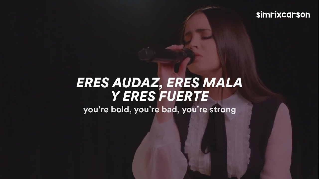 Sofia Carson & Diane Warren - Applause (Live Performance) // Español & Lyrics