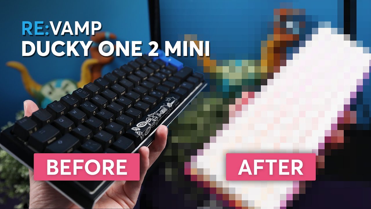 Ducky One 2 Mini makeover (Super easy modding)