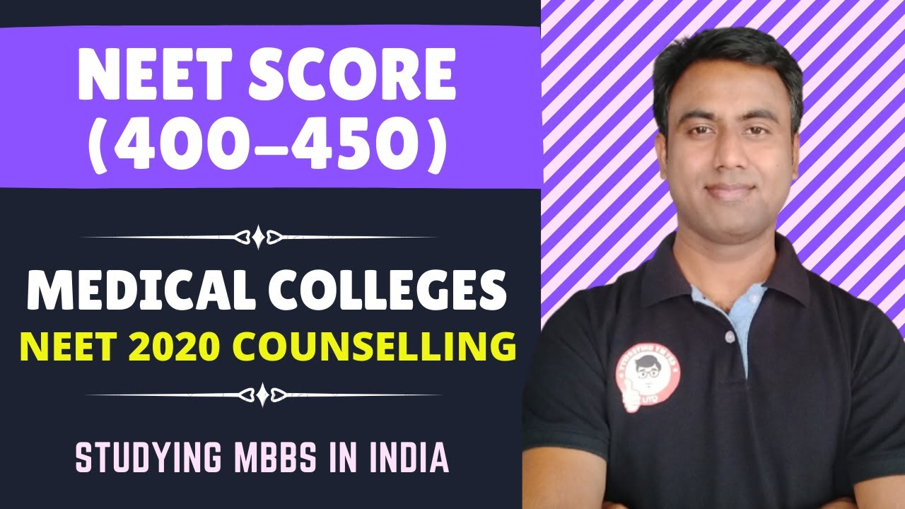 NEET 2020 CUTOFF ANALYSIS 400-450 | BEST MBBS COLLEGES IN INDIA | FEE STRUCTURE OF MBBS COLLEGES