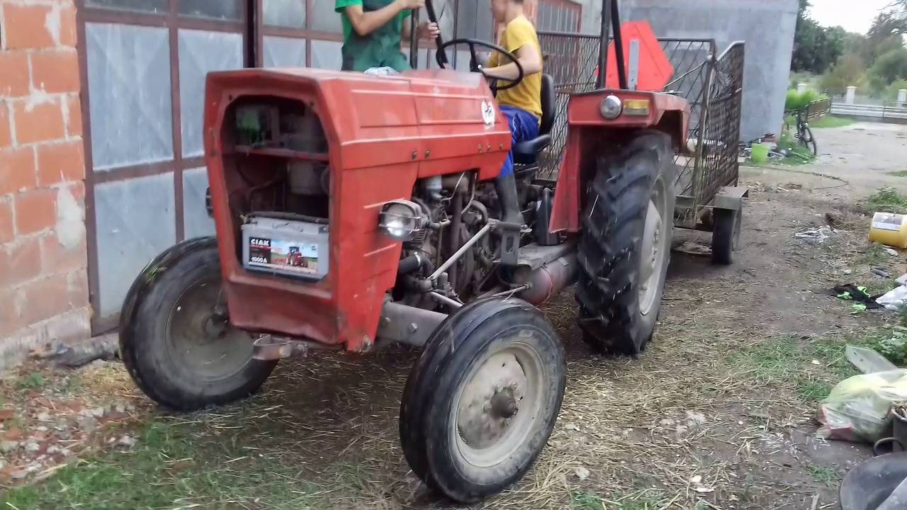 IMT 540-parkiranje male prikolice