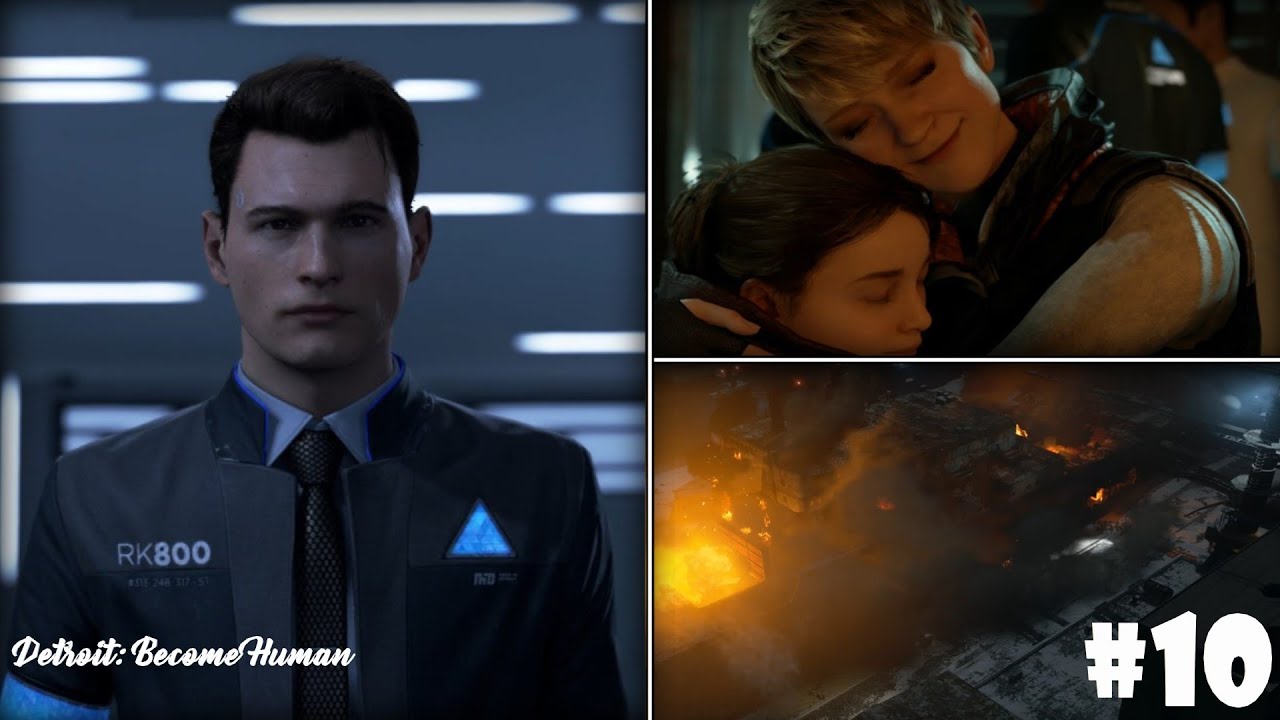 🔴 ОДИН ИЗ НАС?/ОБЪЕДИНЕНИЕ/НАПАДЕНИЕ НА ИЕРИХОН #10- DETROIT: BECOME HUMAN  - Daniela