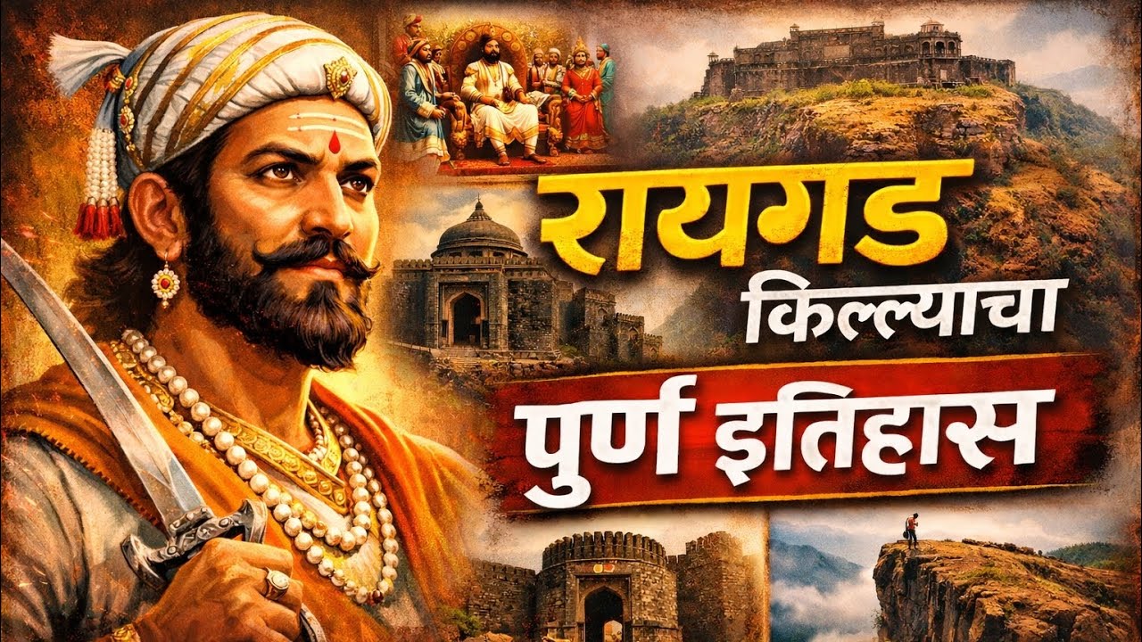 रायगड किल्ला | छत्रपती शिवाजी महाराजांची राजधानी | संपूर्ण इतिहास मराठीत 🚩#viral #shivajimaharaj 