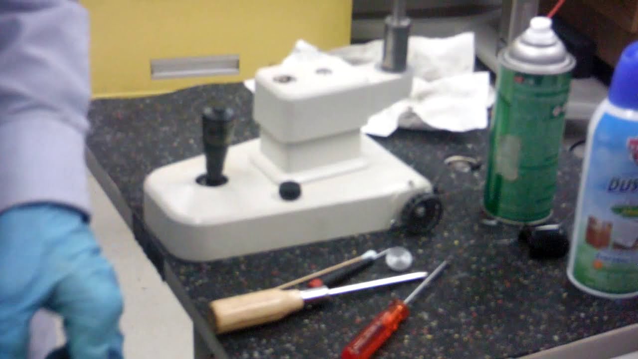 Topcon SL-3E Slit Lamp base refurb