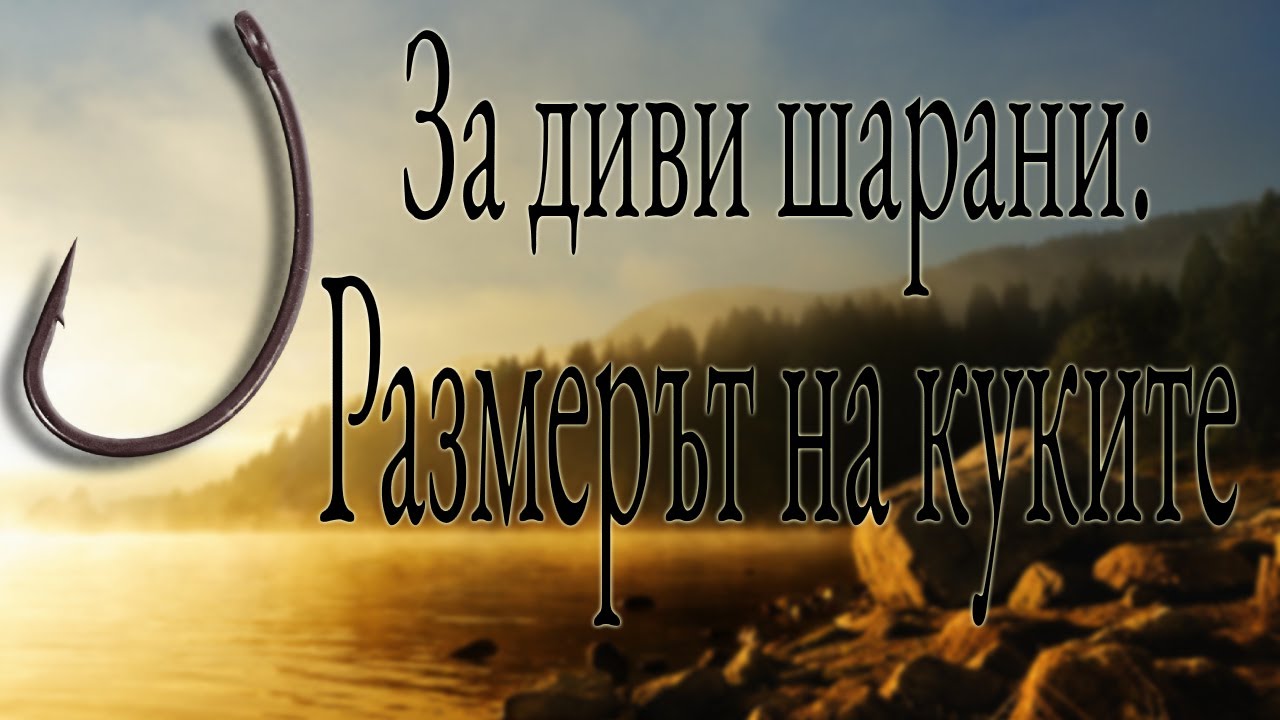 Риболов на шаран: Размерът на куките (2021)