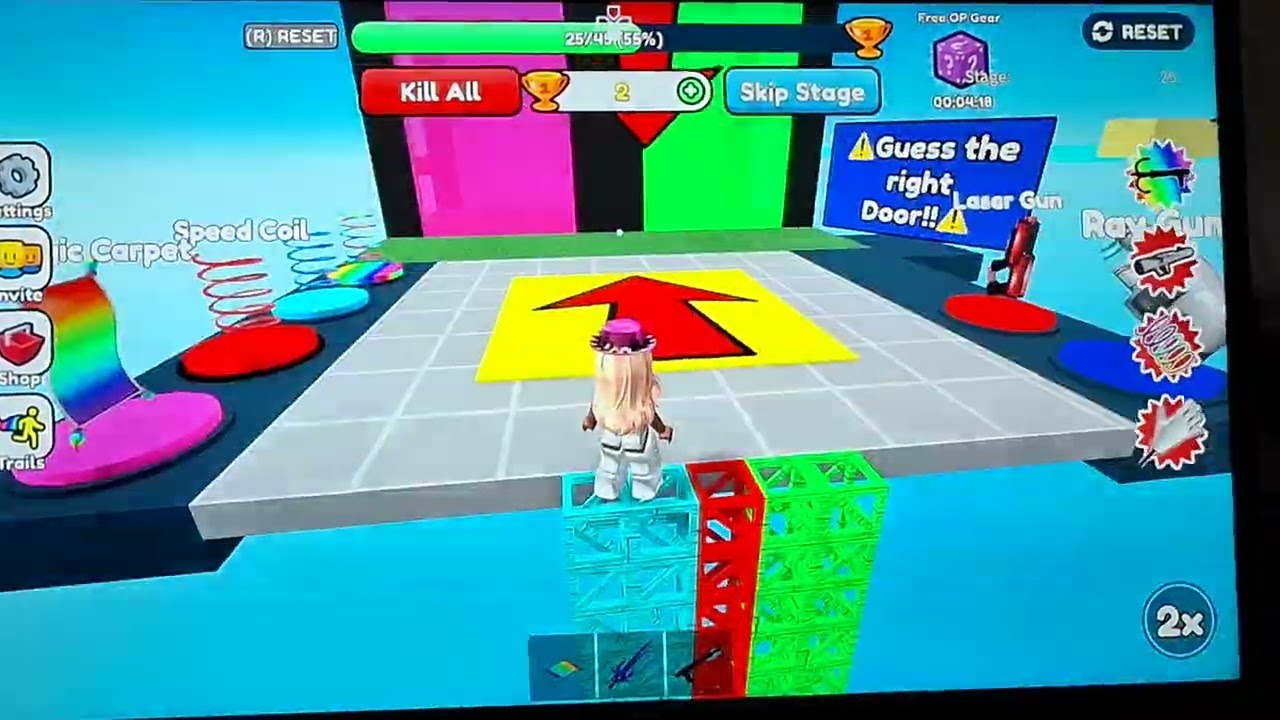 Roblox. Игра с препятствиями. Часть 2