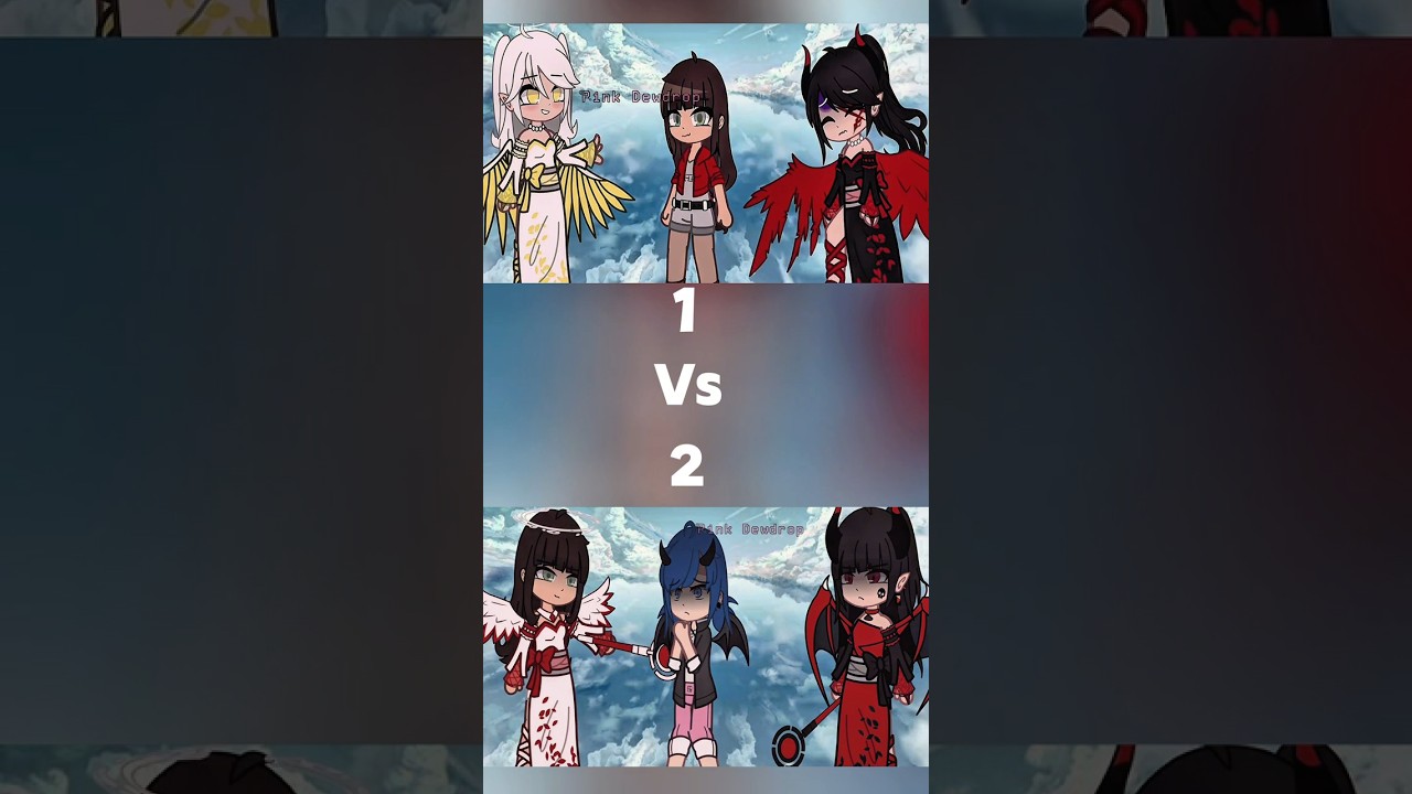 Angel Check/1 OR 2‼️#gachameme #edit #shorts