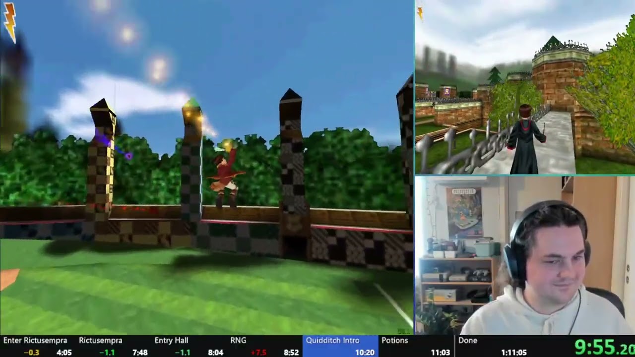 Harry Potter 2 (PC) All Chests (Time Travel) in 1:06:37