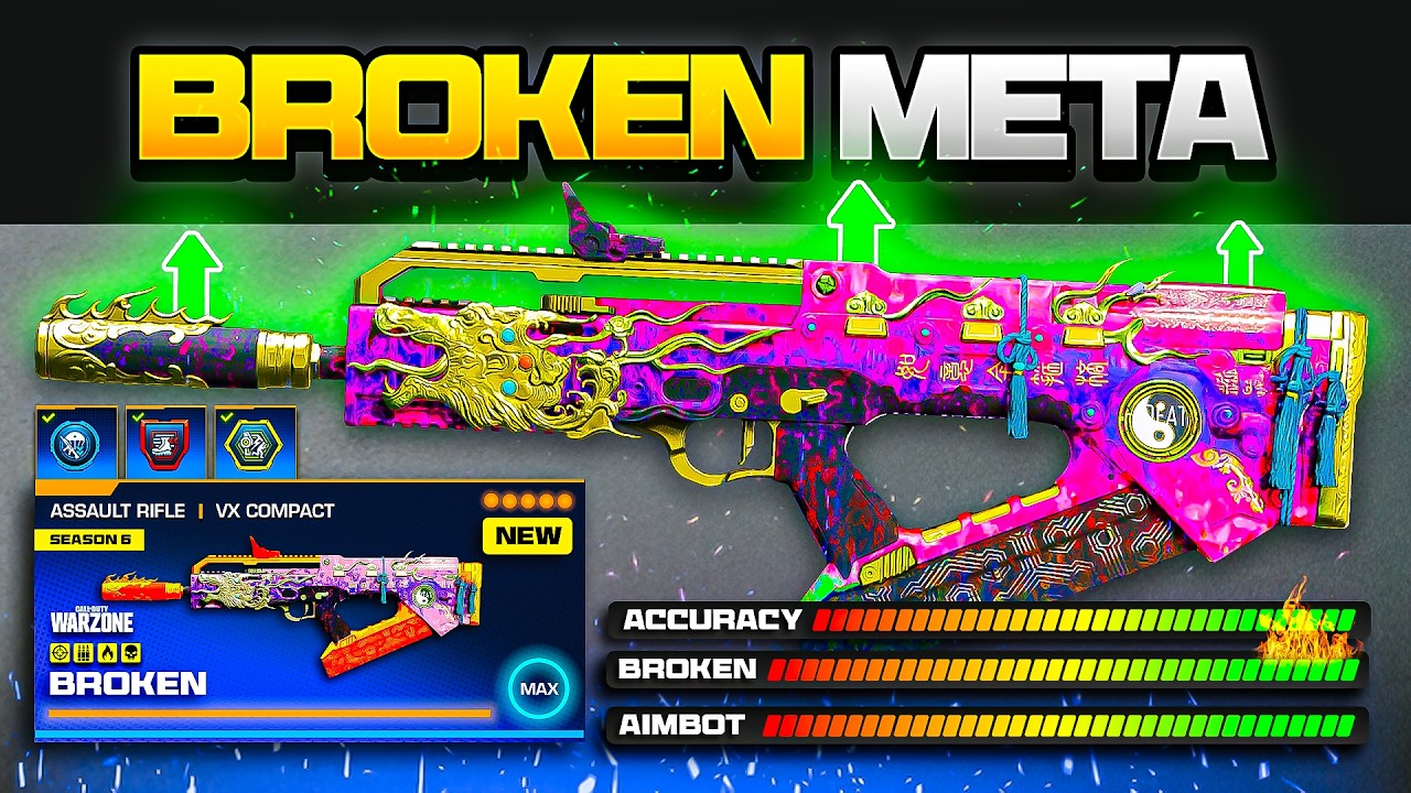 the NEW *BROKEN* META LOADOUT in Warzone after the NEW UPDATE! (Best VX COMPACT Class)